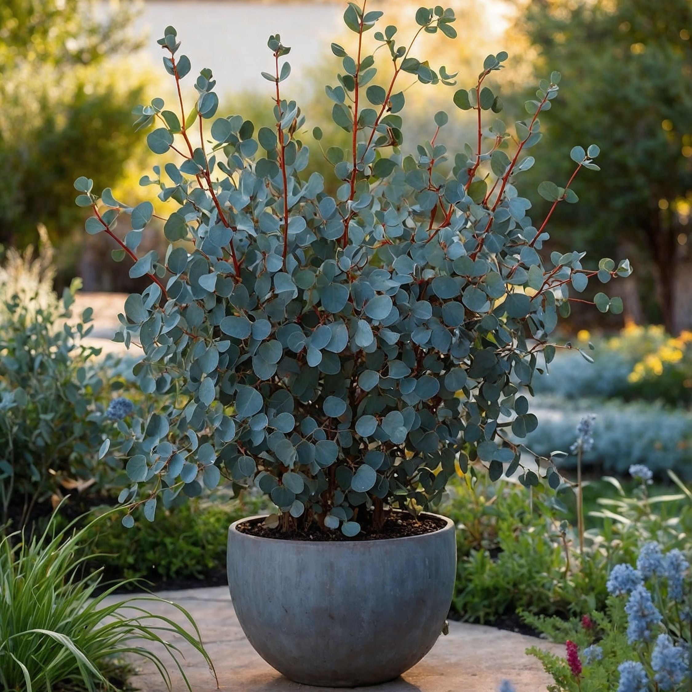 Eukalyptus - Sæt med 2 - Eucalyptus 'Silver Dollar'
