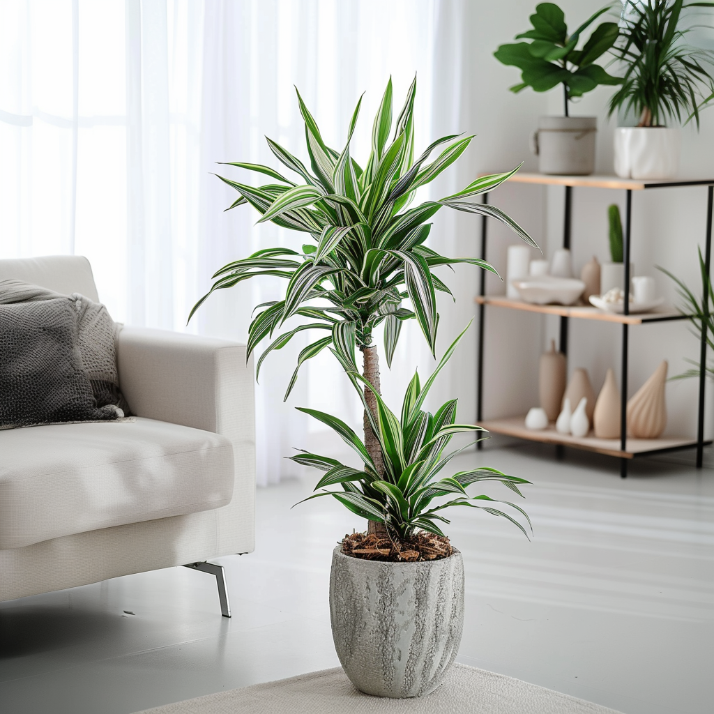 Drageplante - Dracaena deremensis 'White Stripe'