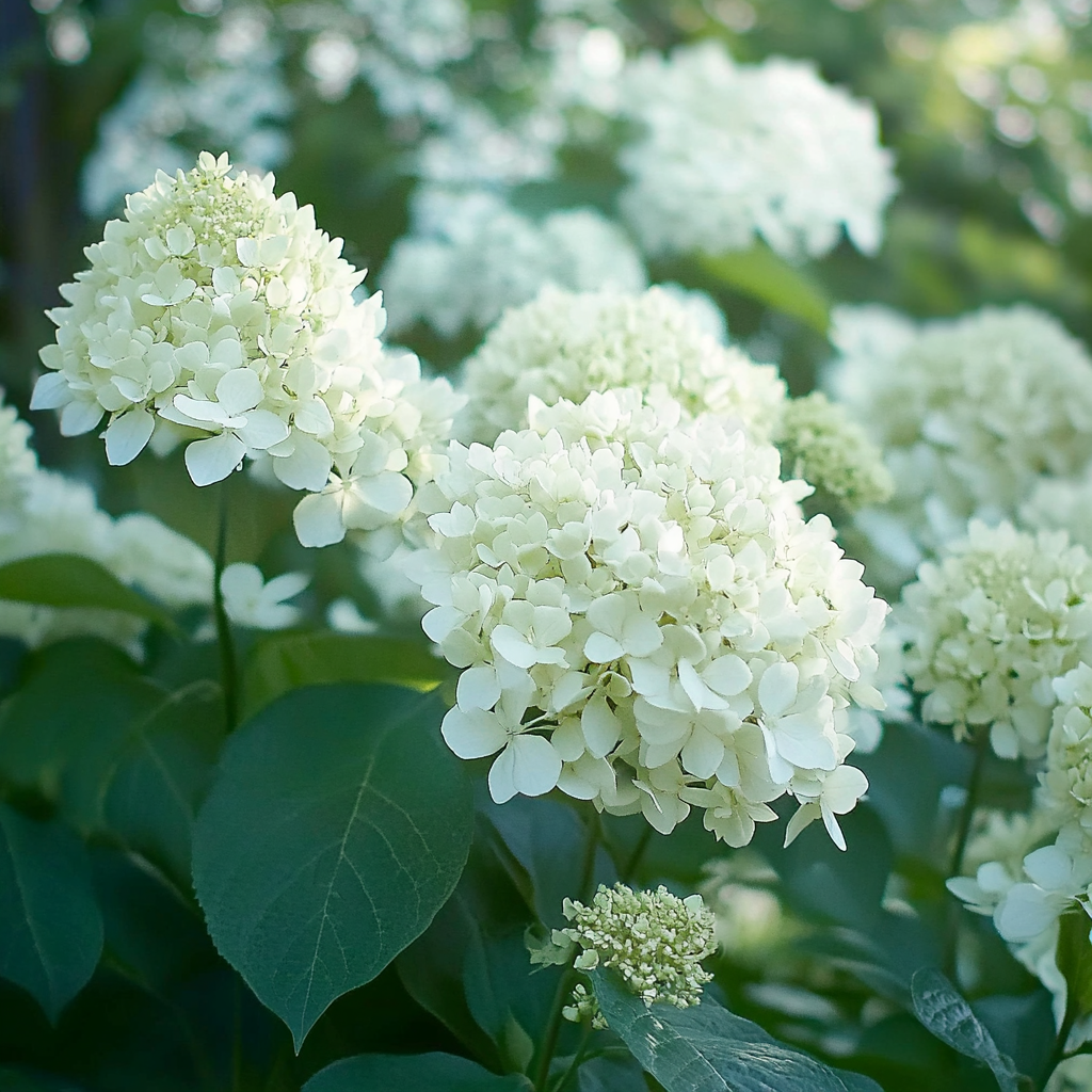 Hortensia - Sæt 3 - Hydrangea paniculata 'Silver Dollar'