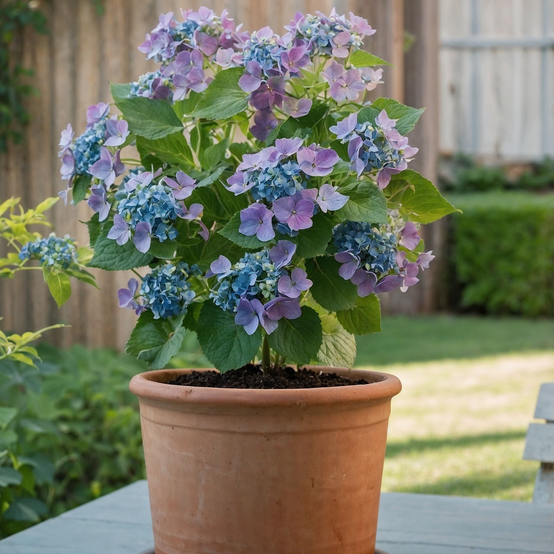 Hortensia - Sæt 3 - Hydrangea macrophylla teller 'Nizza'