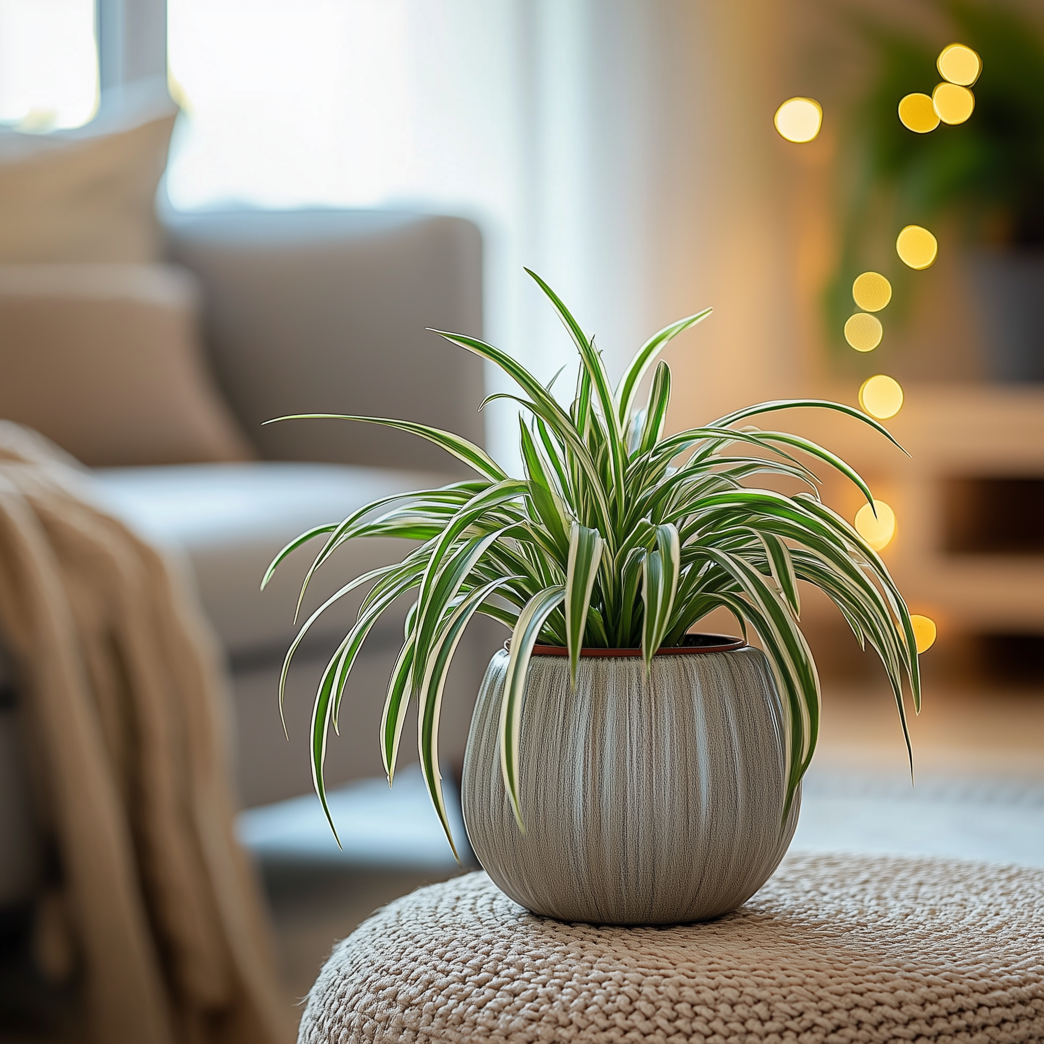 Klorofytum - Sæt med 3 - Chlorophytum comosum 'Atlantic'