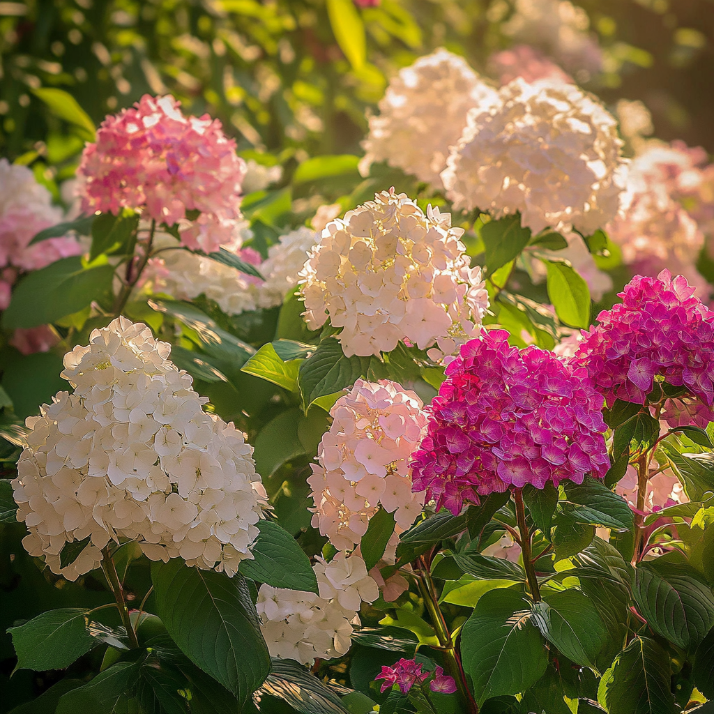 Hortensia - Sæt med 3 - Hortensia paniculata